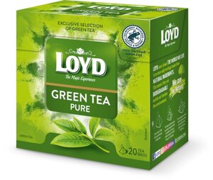 Herbata zielona Loyd Green Tea Pure 20x1,7g - opinie w konesso.pl