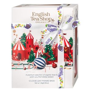 Herbata świąteczna English Tea Shop Holiday White Prism 12x2g - opinie w konesso.pl