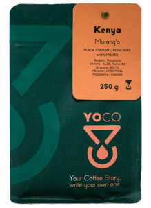Kawa ziarnista YoCo Coffee Kenya Murang`a FILTR 250g - NIEDOSTĘPNY - opinie w konesso.pl