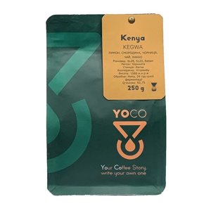 Kawa ziarnista YoCo Coffee Kenya KEGWA 250g - opinie w konesso.pl