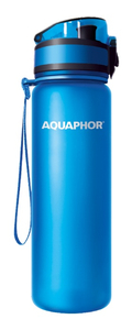 Filtrująca butelka na wodę Aquaphor City 500 ml - Niebieska - opinie w konesso.pl