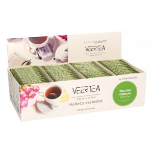 Zielona herbata Veertea Green Tea 100x1,5g - opinie w konesso.pl