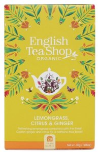 Ziołowa herbata English Tea Shop Lemongrass Citrus Ginger 20x1,5g - opinie w konesso.pl