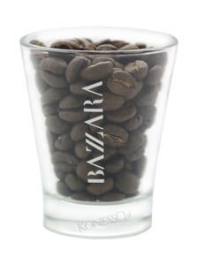Szklaneczka do wody lub kawy espresso z logo Bazzara 80ml - opinie w konesso.pl