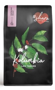 Kawa ziarnista COFFEE PLANT Kolumbia Las Taguas 250g - NIEDOSTĘPNY - opinie w konesso.pl