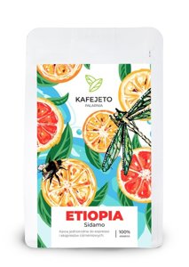 Kawa ziarnista Kafejeto Palarnia Etiopia Sidamo ESPRESSO 250g - NIEDOSTĘPNY - opinie w konesso.pl