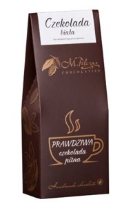 Prawdziwa czekolada pitna M.Pelczar Chocolatier - Biała 200g - opinie w konesso.pl