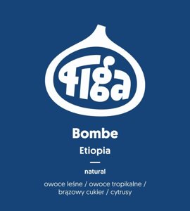 Kawa ziarnista Figa Coffee Etiopia Bombe Natural FILTR 250g - NIEDOSTĘPNY - opinie w konesso.pl