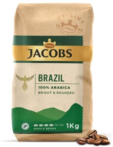 Kawa ziarnista Jacobs Origins Brazil 100% Arabica 1kg - opinie w konesso.pl