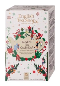 Kalendarz adwentowy English Tea Shop White 25x1,5g - opinie w konesso.pl