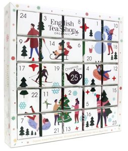Kalendarz adwentowy English Tea Shop White Puzzle 25x2g - opinie w konesso.pl