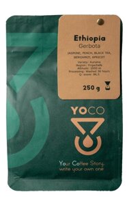 Kawa ziarnista YoCo Coffee Ethiopia Gerbota Filtr 250g - opinie w konesso.pl