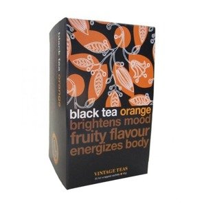 Czarna herbata Vintage Teas Black Tea Orange - 30x1,5g - opinie w konesso.pl