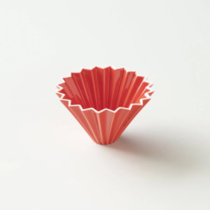 Ceramiczny Origami Dripper S - Czerwony - opinie w konesso.pl