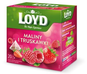 Herbata owocowa Loyd Malina i truskawka 20x2g - opinie w konesso.pl