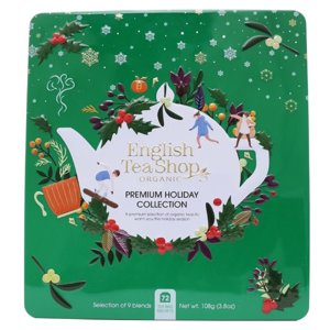 Herbata świąteczna English Tea Shop Premium Holiday Collection Green - 72 saszetki - opinie w konesso.pl