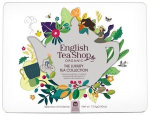 Herbaty English Tea Shop The Luxury Tea Collection - 36 saszetek w metalowej puszce - opinie w konesso.pl