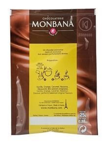 Pomarańczowa czekolada na gorąco Monbana - saszetka 25g - NIEDOSTĘPNY - opinie w konesso.pl