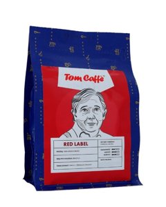 Kawa ziarnista Tom Caffe Red Label 250g - opinie w konesso.pl