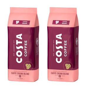 ZESTAW - Kawa ziarnista Costa Coffee Crema Blend 2x1kg - opinie w konesso.pl