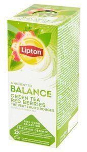 Zielona herbata Lipton Classic Green Tea Red Berries 25x1,4g - opinie w konesso.pl