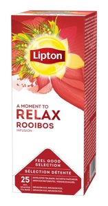 Herbata Lipton Classic Rooibos Infusion 25x1,6g - opinie w konesso.pl