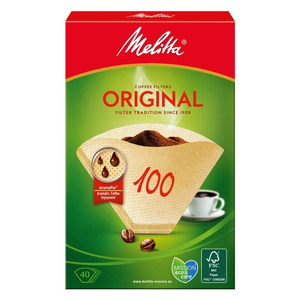 Filtry do kawy Melitta Original 100 - 40 sztuk - opinie w konesso.pl