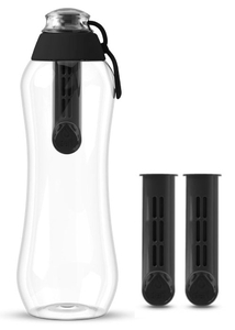 Butelka filtrująca wodę Dafi 0,7 L + 2 filtry - Czarny - opinie w konesso.pl