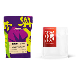 ZESTAW - Kawa ziarnista COFFEE PLANT Kenia Karindi 250g - Parzycielka + Kawa ziarnista Caffe Grano Rwanda Rushashi 250g - opinie w konesso.pl