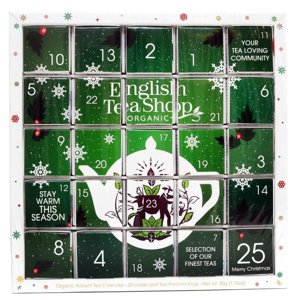 Kalendarz adwentowy English Tea Shop Green Puzzle 25x2g - opinie w konesso.pl