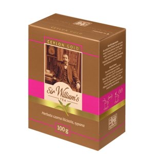 Czarna herbata liściasta Sir Williams Tea Ceylon Gold 100g - opinie w konesso.pl