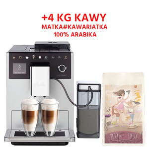 Ekspres do kawy Melitta Latte Select F63/0-201 + Pakiet 4kg kawy - opinie w konesso.pl