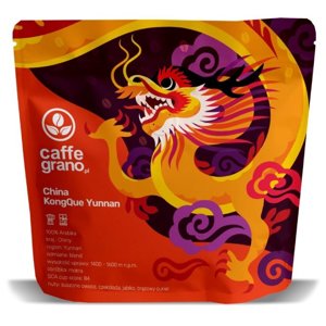 Kawa ziarnista Caffe Grano China KongQue Yunnan Espresso 250g - NIEDOSTĘPNY - opinie w konesso.pl
