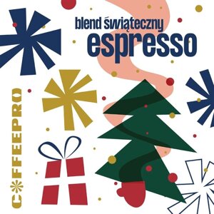 Kawa ziarnista CoffeePro Blend Świąteczny ESPRESSO 200g - NIEDOSTĘPNY - opinie w konesso.pl