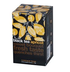 Czarna herbata Vintage Teas Black Tea Apricot - 30x1,5g - opinie w konesso.pl