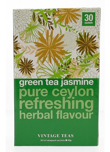 Zielona herbata Vintage Teas Green Tea Natural Jasmine - 30x1,5g - opinie w konesso.pl