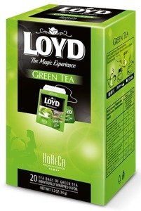 Herbata Loyd Tea Zielona 20x1,7g - opinie w konesso.pl