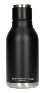 Asobu Urban Water Bottle - czarna butelka termiczna 460 ml - NIEDOSTĘPNY - opinie w konesso.pl