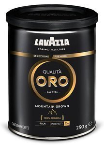 Kawa mielona Lavazza Qualita Oro Mountain Grown 250g - puszka - opinie w konesso.pl
