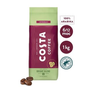 Kawa ziarnista Costa Coffee Bright Blend 1kg  - opinie w konesso.pl