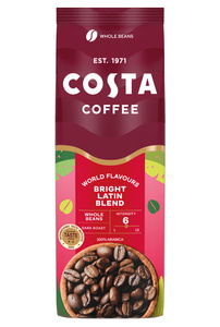 Kawa ziarnista Costa Coffee Bright Blend 1kg  - opinie w konesso.pl