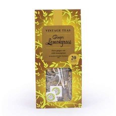Ziołowa herbata Vintage Teas Ginger Lemongrass 20x2g - opinie w konesso.pl