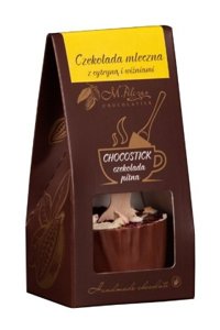 Chocostick M.Pelczar Chocolatier - Czekolada mleczna z nutą cytryny i wiśni 60g - opinie w konesso.pl