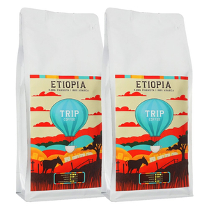 ZESTAW - Kawa ziarnista Trip Coffee Etiopia 2x1kg - opinie w konesso.pl