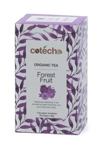 Herbata czarna Cotecho Organic Black Tea Forest Fruit 20x1,5g - opinie w konesso.pl