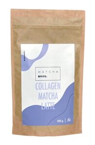 Zielona herbata Matcha Bros. Collagen Matcha Latte 100g - opinie w konesso.pl