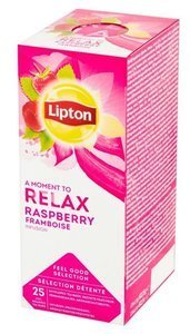 Owocowa herbata Lipton Classic Raspberry 25x2,5g - opinie w konesso.pl