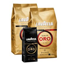 Kawa ziarnista Lavazza Qualita Oro 2x1kg + Lavazza Qualita Oro Mountain Grown 250g - opinie w konesso.pl