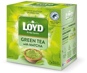 Herbata zielona Loyd Green Matcha 20x1,5g - opinie w konesso.pl