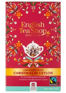 Herbata świąteczna English Tea Shop Christmas in Ceylon 20x2g - opinie w konesso.pl